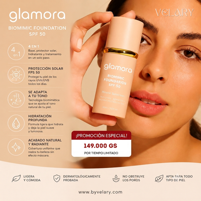 Base de Maquillaje 4 en 1 con SPF 50 – Se Adapta a tu Tono de Piel™
